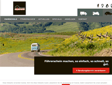 Tablet Screenshot of fahrschule-brinkmann.com
